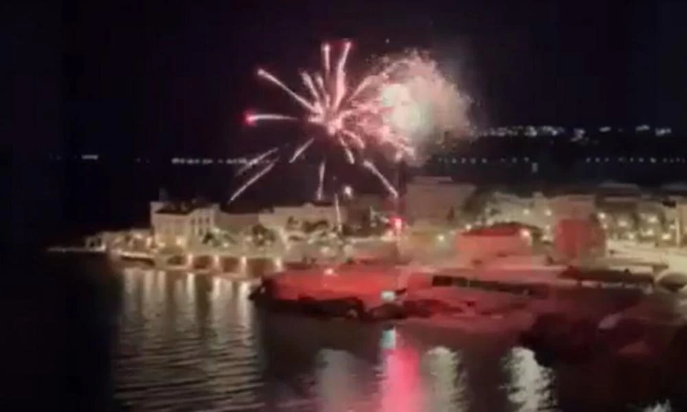Αιδηψός: «Κάηκε» για τον Ολυμπιακό μετά την κατάκτηση του Conference League (βίντεο)